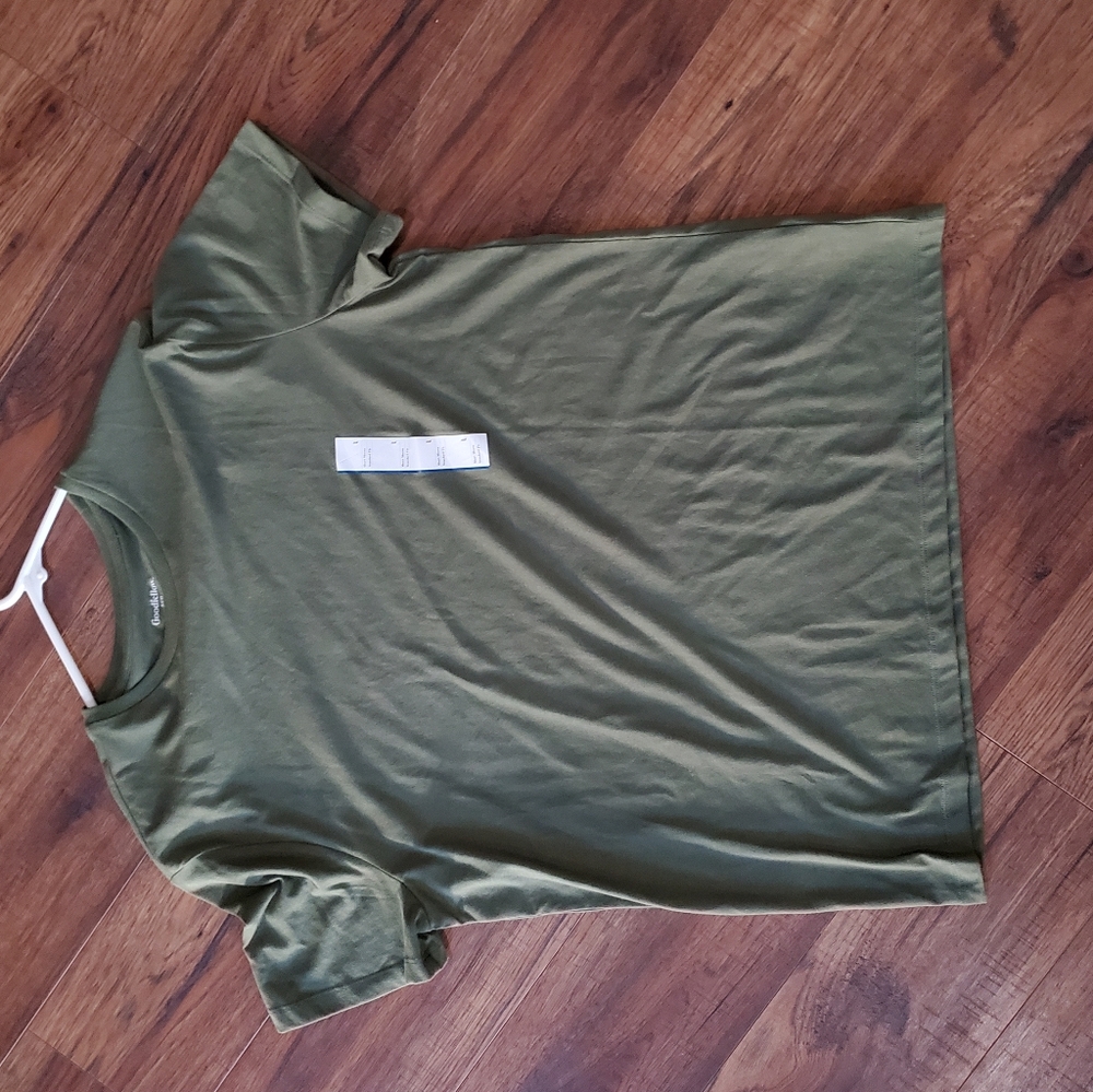 Green shirt